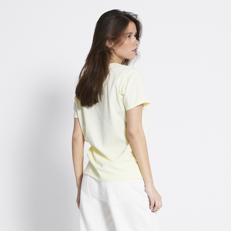 Basic tee "Bea" Light Yellow